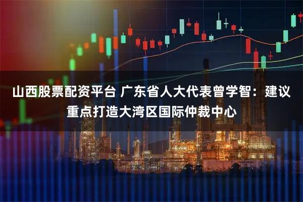山西股票配资平台 广东省人大代表曾学智：建议重点打造大湾区国际仲裁中心